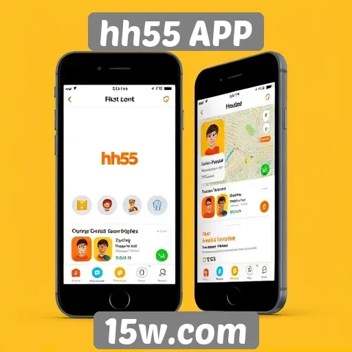 Acessibilidade e design do hh55 APP para os usuários
