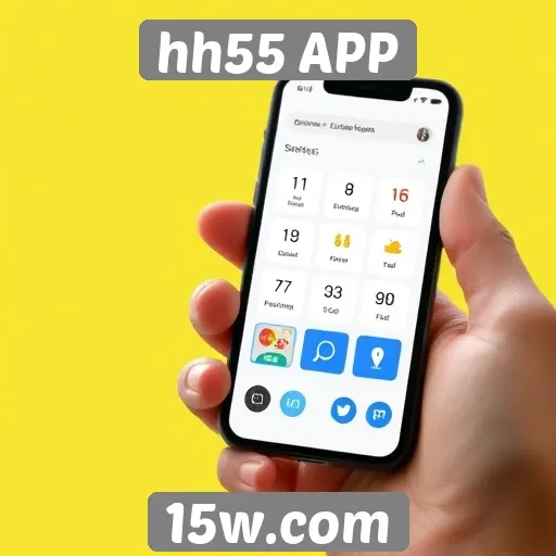 Experiência do usuário no hh55 APP em dispositivos móveis